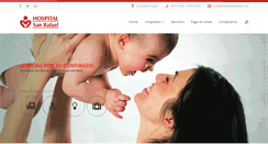 Desktop Screenshot of hospitalsanrafael.mx