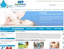 Tablet Screenshot of hospitalsanrafael.es